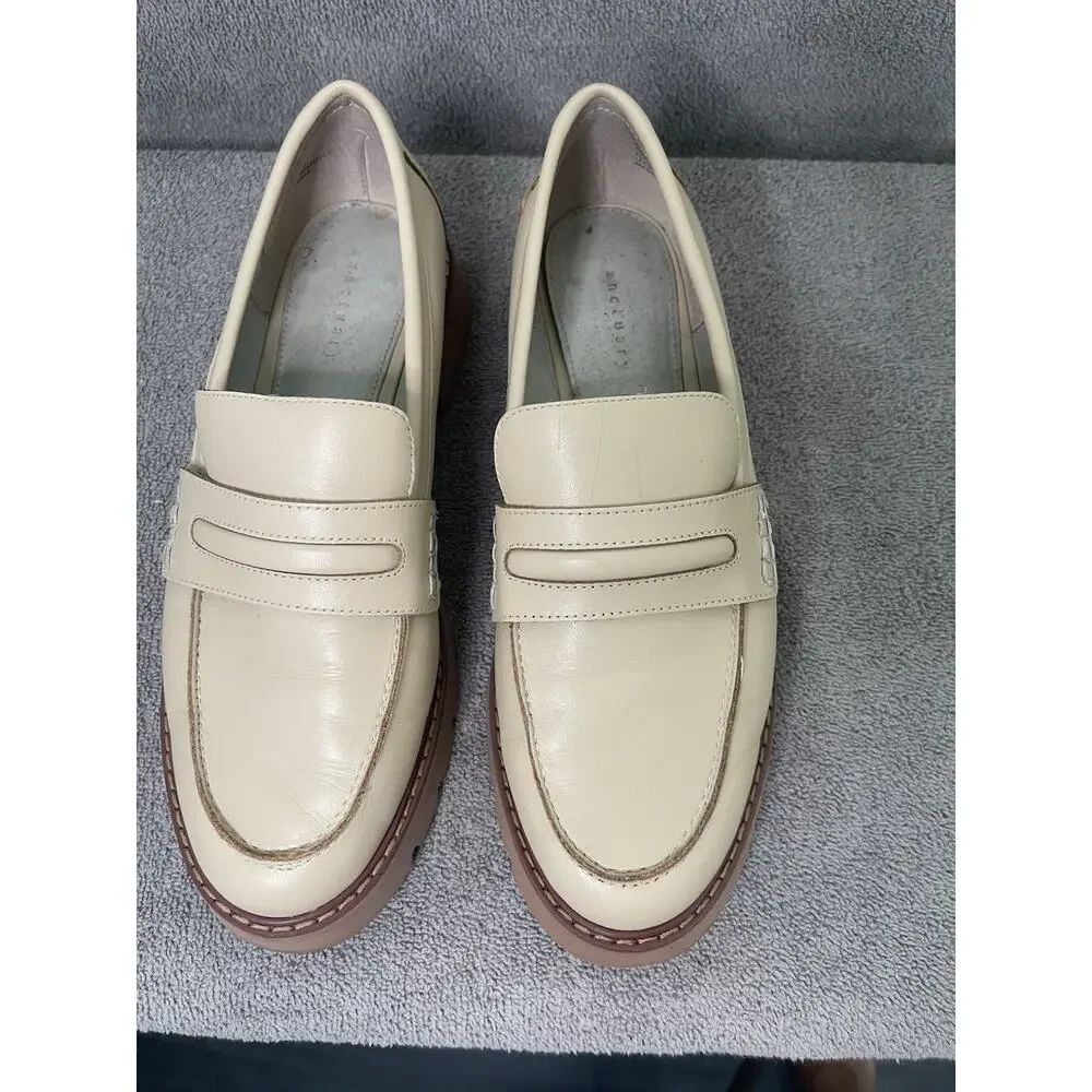 Sanctuary Westside Loafer Oatmilk Women's US 8.5 M
